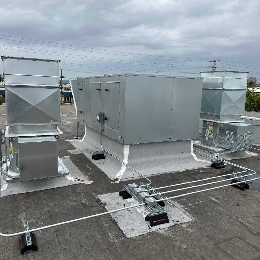 Electrical conduit roof installation