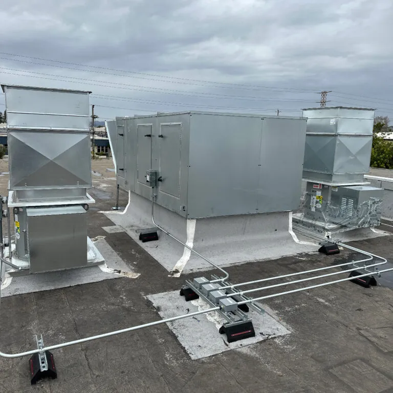Electrical conduit roof installation