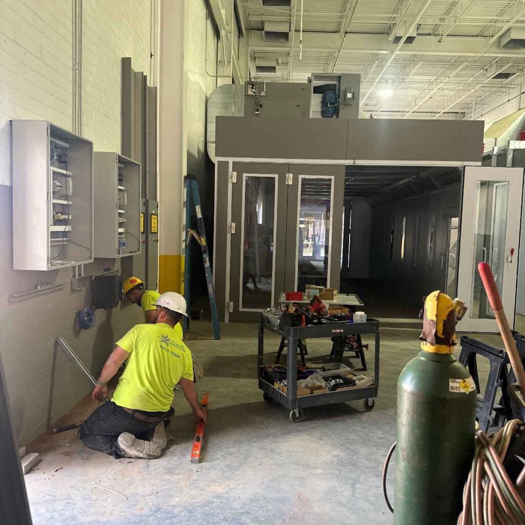 Electrical and control panel install