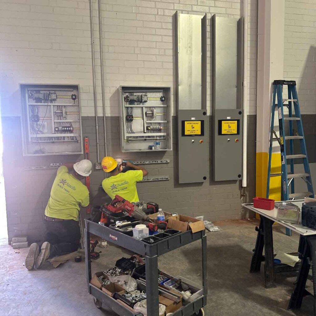 Electrical panel installation
